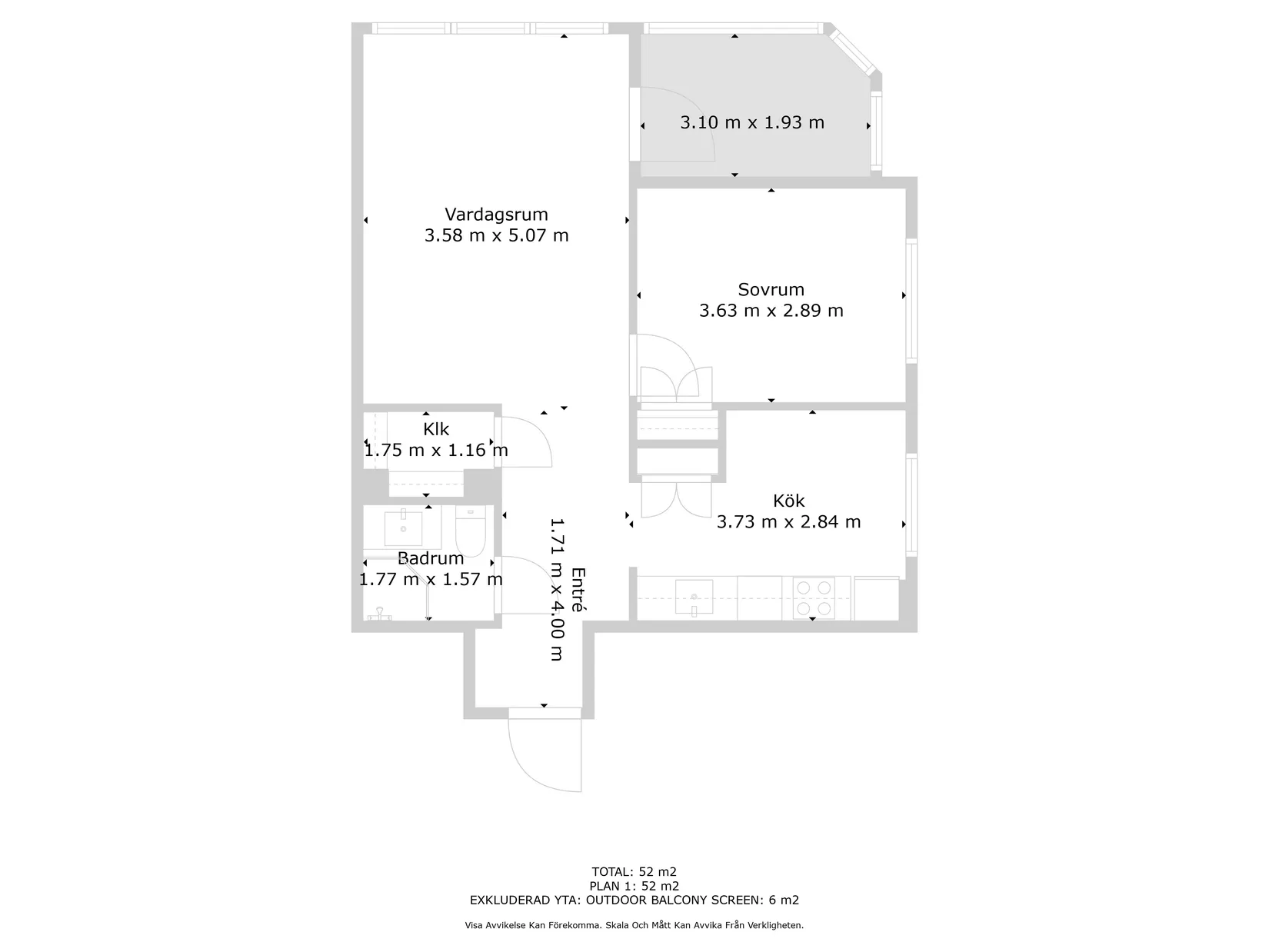 Bostadsrätt, Skandiavägen 1A, Uddevalla