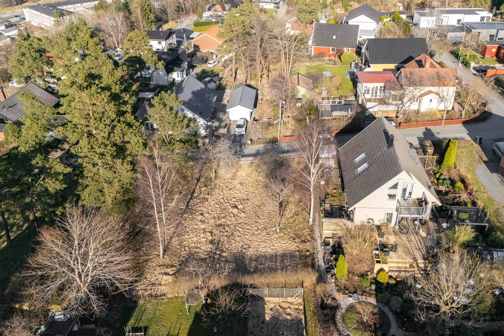 Tomt, Fornfyndsvägen 5, Furuskog, Partille