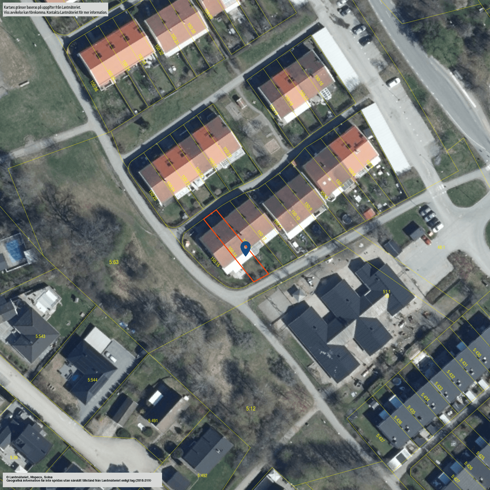 Radhus, Lövmovägen 67, Upplands Väsby