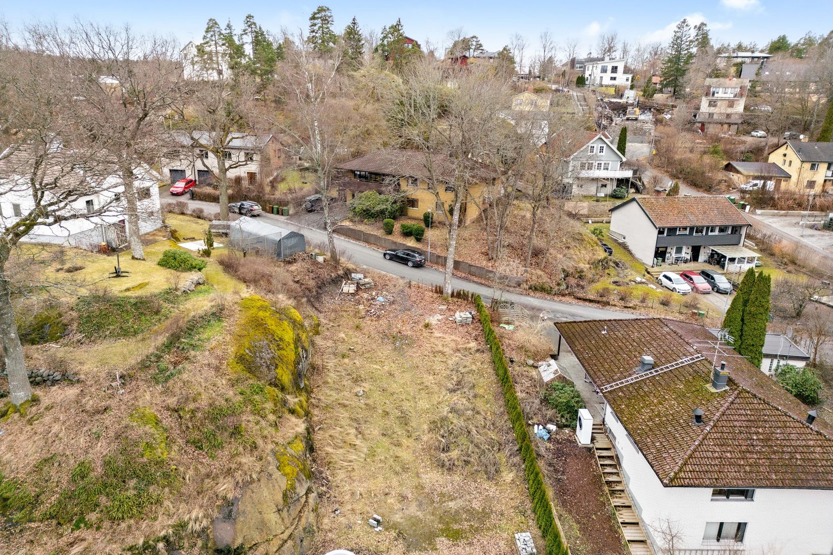 Tomt, Dominovägen 5, Stortorp, Huddinge