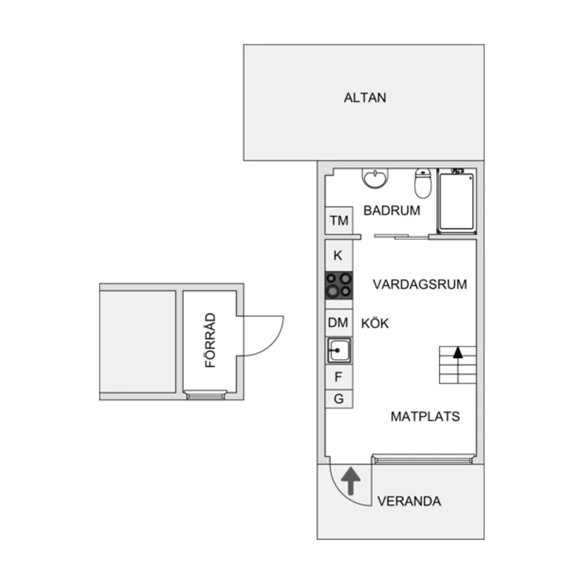 Bostadsrätt, Bråtagatan 75, Trosa