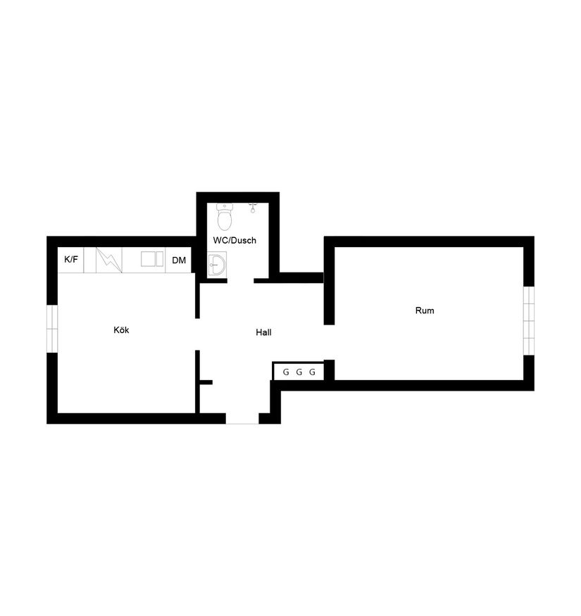 Bostadsrätt, Västra Vägen 5A, Centralt Linköping, Linköping