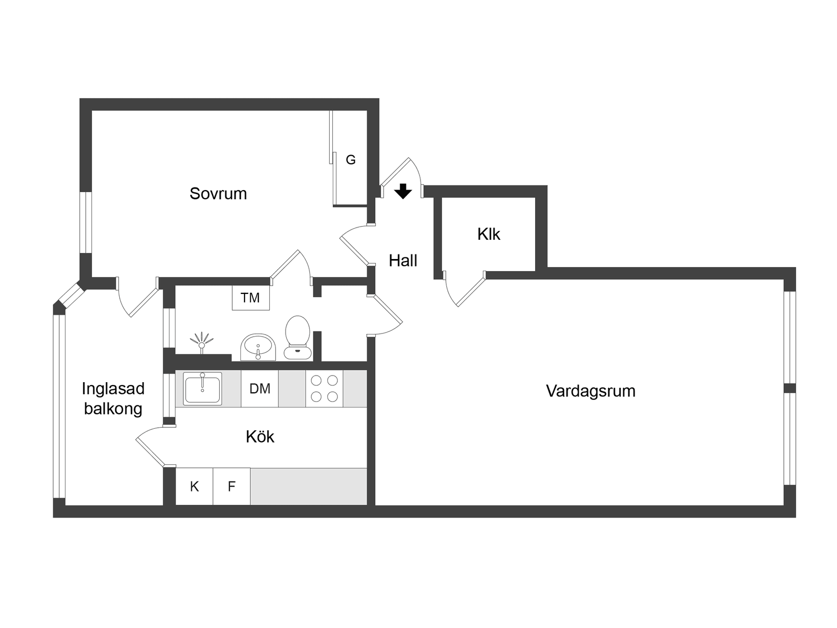 Bostadsrätt, Trestegsgatan 83, Ektorp, Norrköping