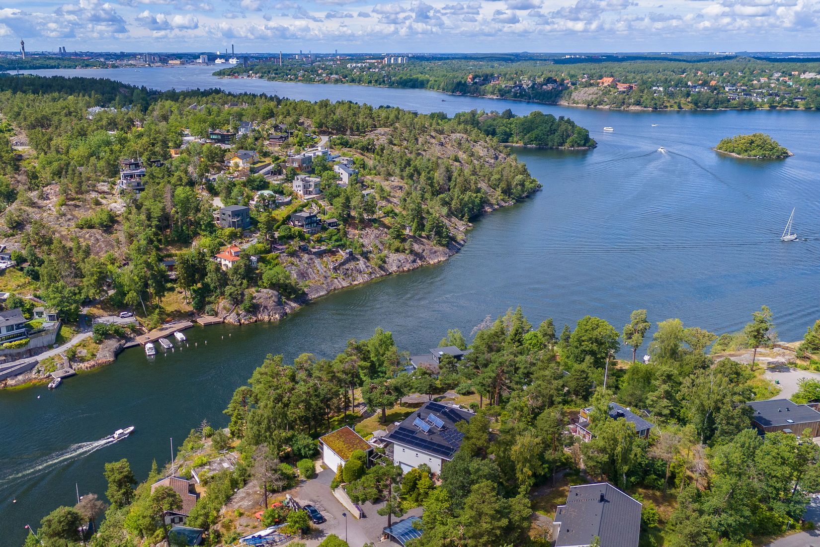 Villa, Fylgiavägen 8, Lilla Björknäs, Nacka