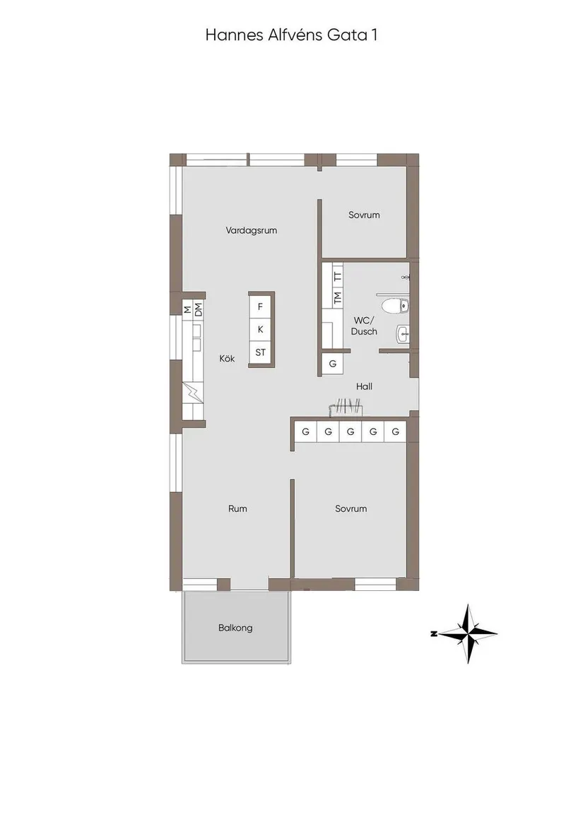 Bostadsrätt, Hannes Alfvéns gata 1, Vallastaden, Linköping