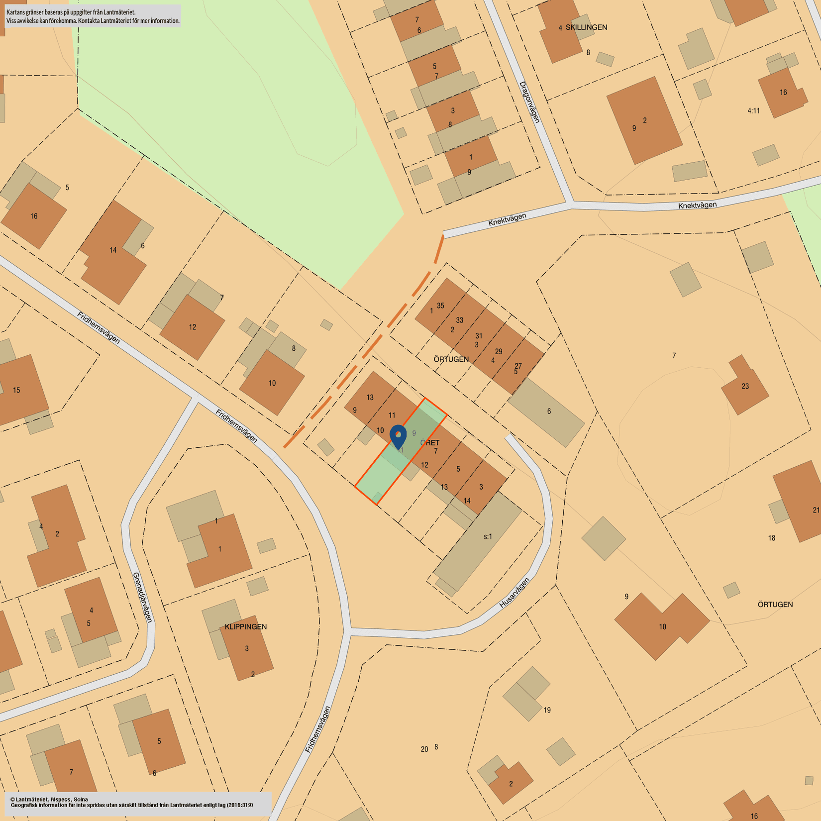 Radhus, Husarvägen 9, Viggestorp, Finspång
