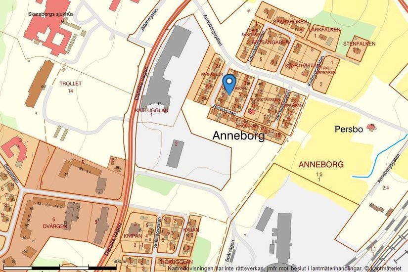 Villa, Rapidgatan 7, Anneborg, Falköping