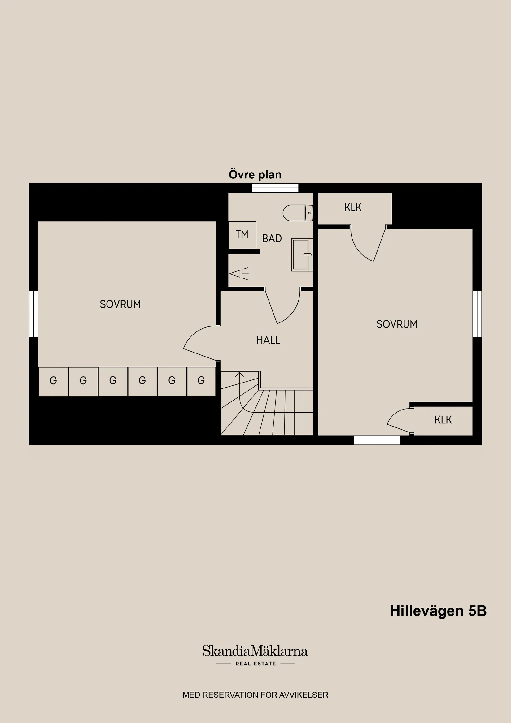 Villa, Hillevägen 5B, Gävle