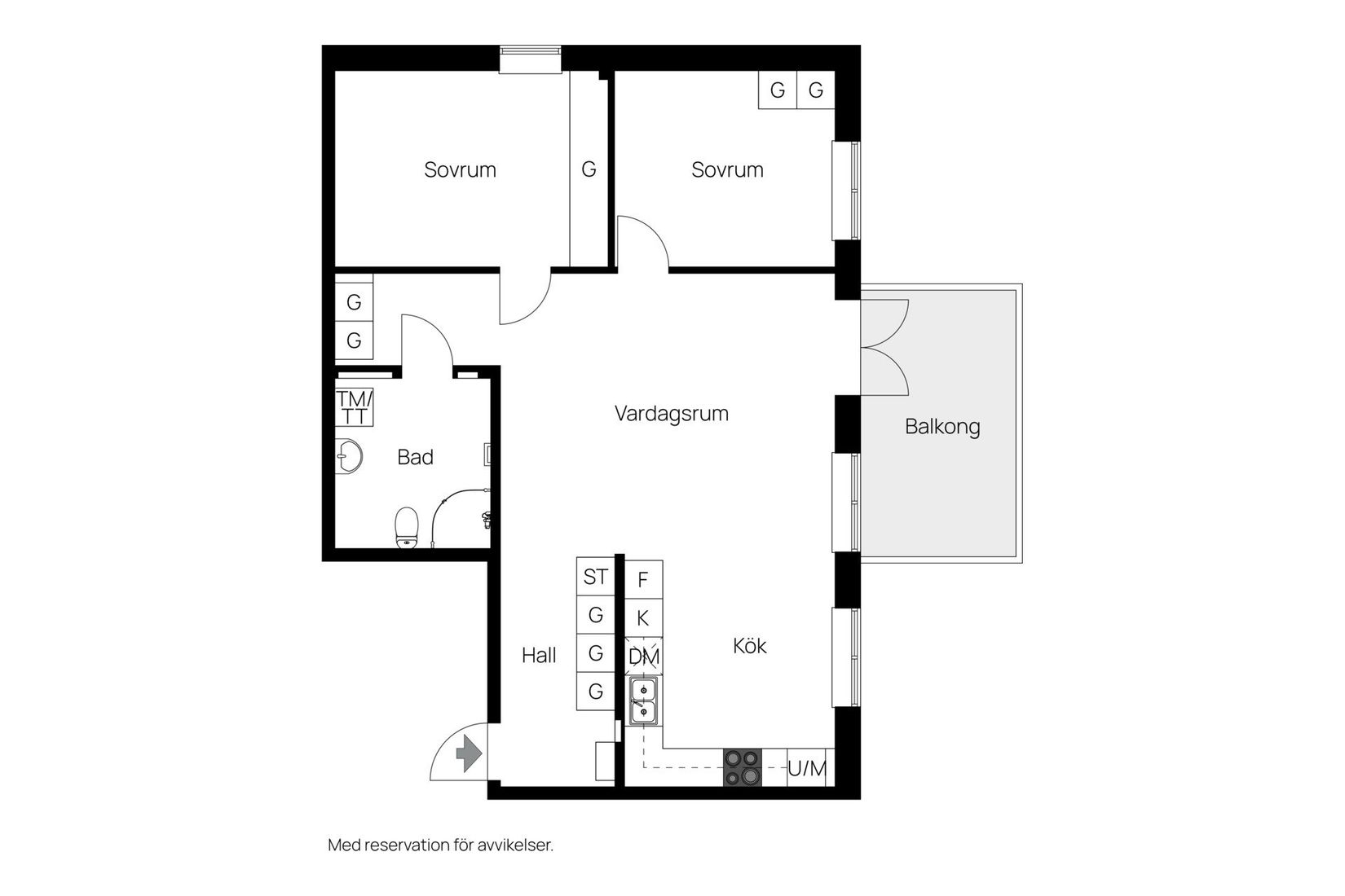 Bostadsrätt, Södra Bergsgatan 1a, lgh 1201, Centrum, Strömstad