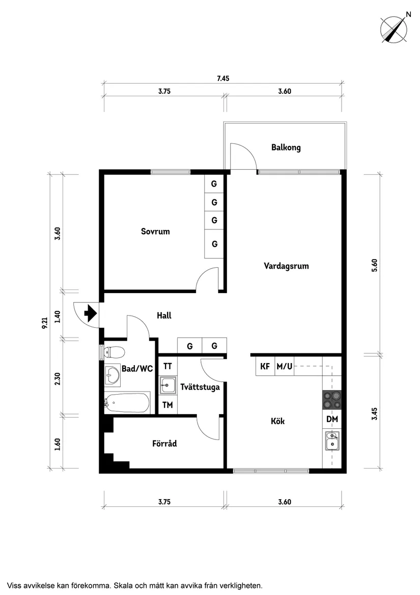 Bostadsrätt, Motionsvägen 62, Vallda, Kungsbacka