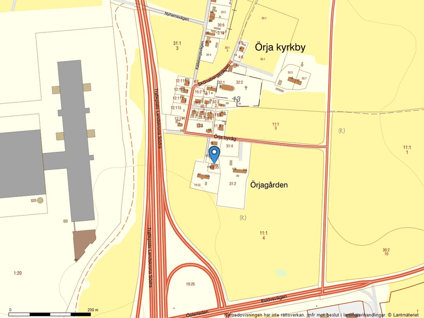 Tomt, Örja byväg 17C, Örja Kyrkby, Landskrona