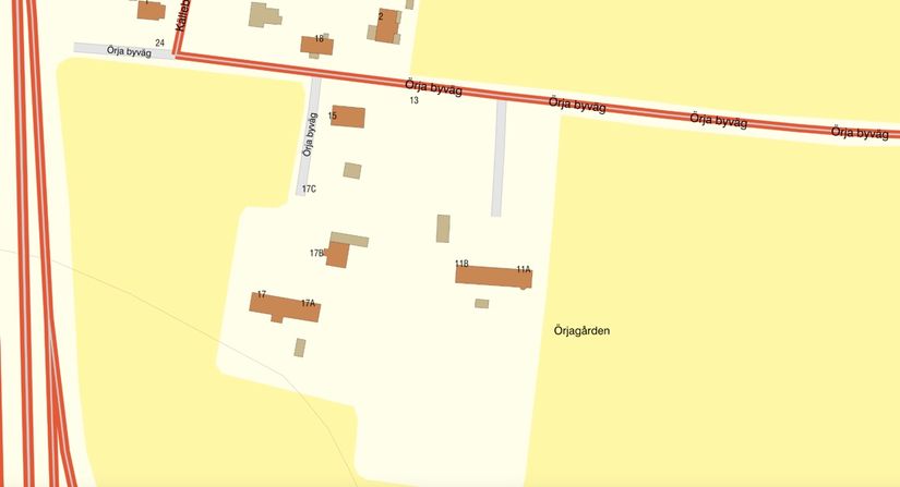 Tomt, Örja byväg 17C, Örja Kyrkby, Landskrona