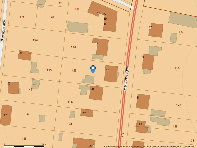 Villa, Möllarpsvägen 18, Kågeröd, Svalöv