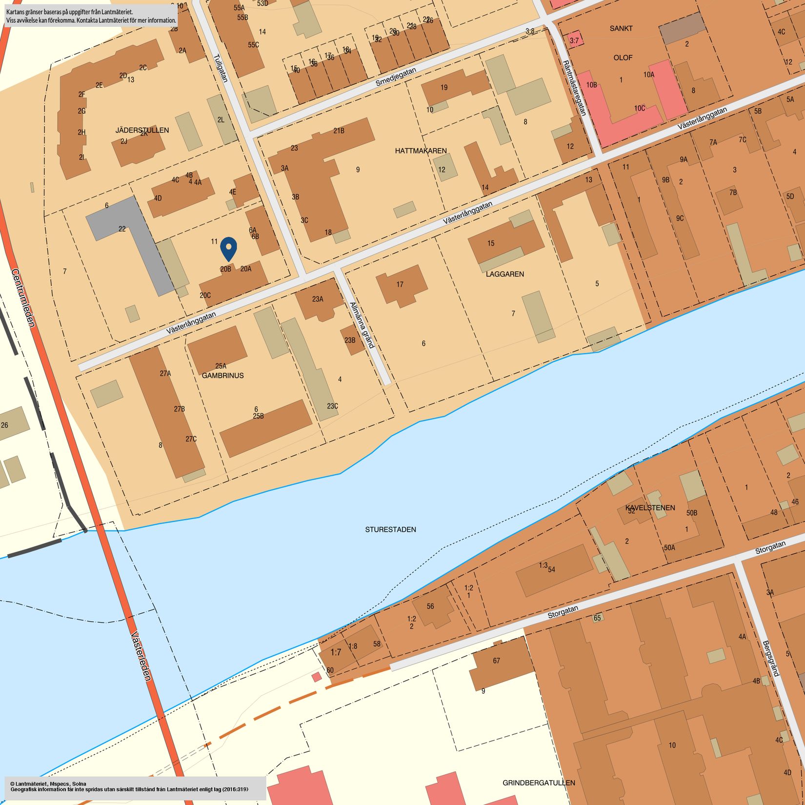 Bostadsrätt, Västerlånggatan 20b, Centralt, Arboga