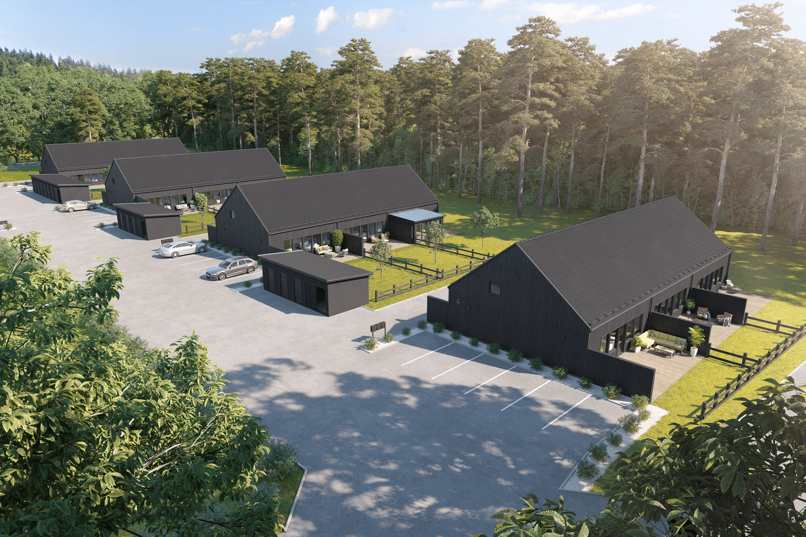 Radhus, Fönsterlavsvägen 5A-C, 7A-C, 9A-C,  11A-C, Järvstagläntan, Gävle