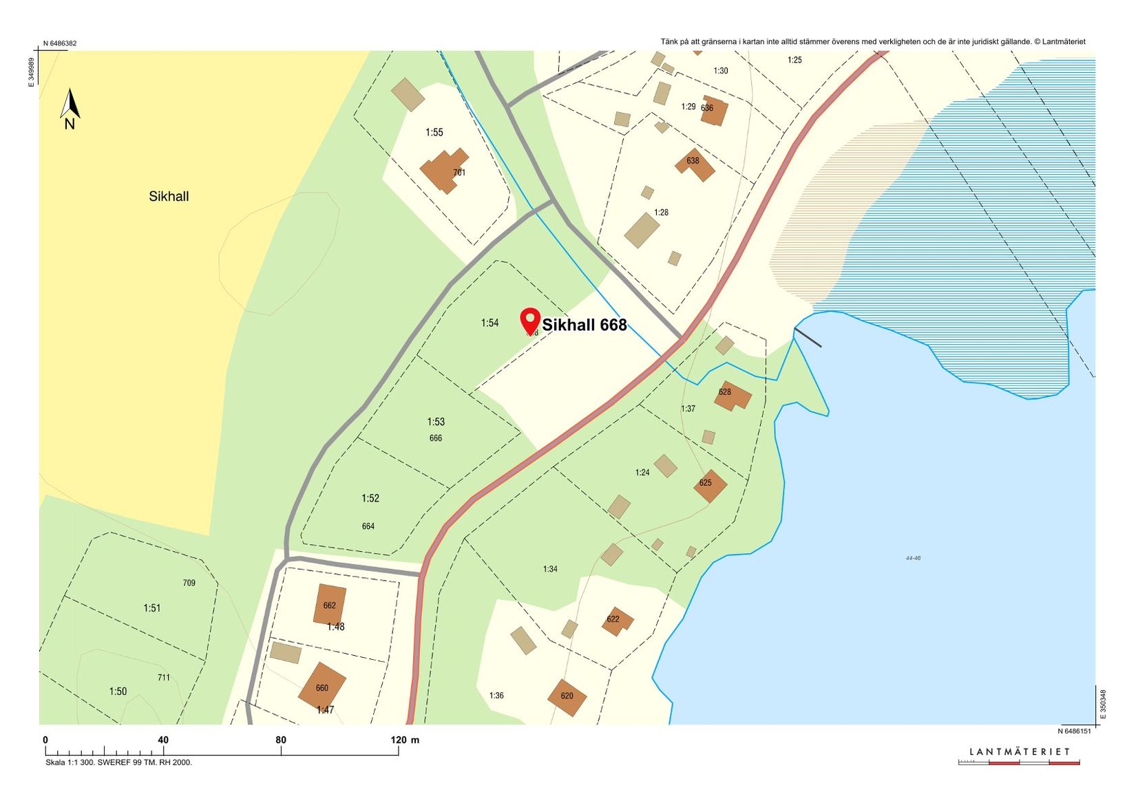 Tomt, Sikhall 668, Sikhall, Vänersborg
