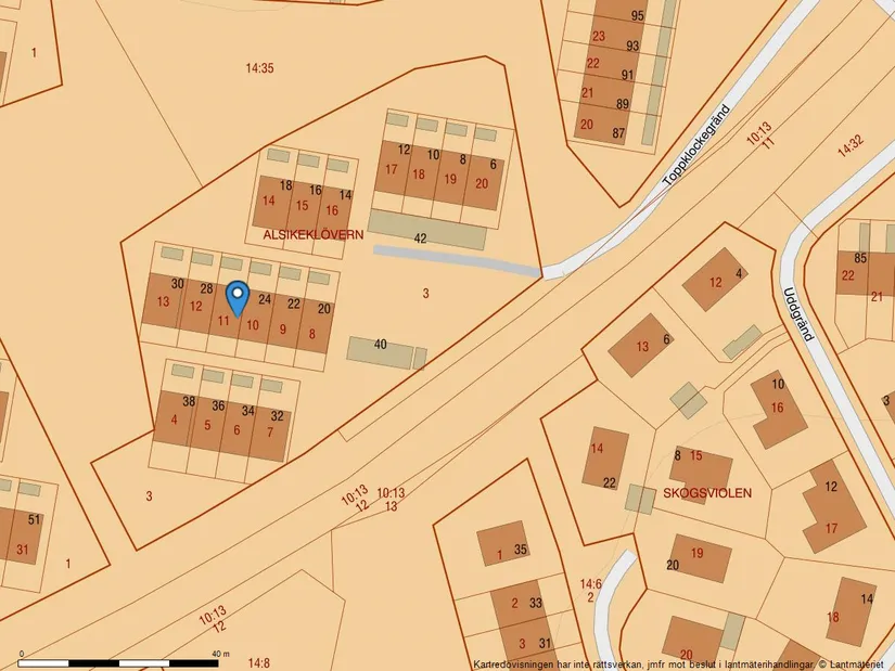 Radhus, Toppklockegränd 26, Hässelby Villastad, Stockholm