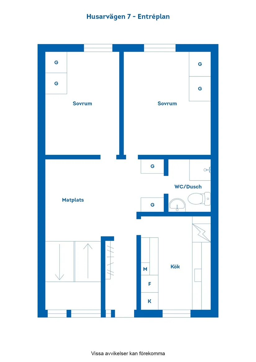 Villa, Radhus, Husarvägen 7, Viggestorp, Finspång