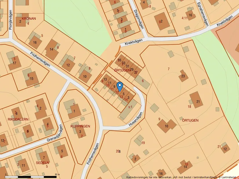 Villa, Radhus, Husarvägen 7, Viggestorp, Finspång