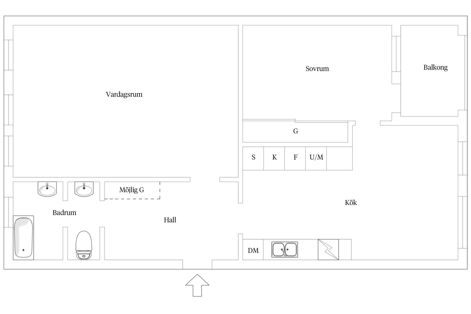 Bostadsrätt, Umeågatan 16B, Rosengården, Helsingborg