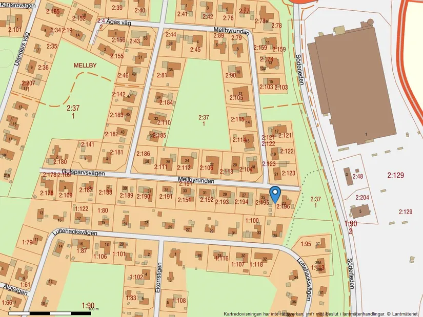 Villa, Mellbyrundan 25, Mellbystrand, Laholm