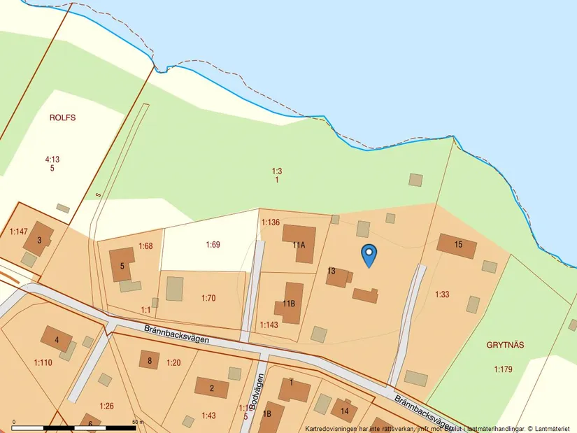 Villa, Gård/Skog, Brännbacksvägen 13, Grytnäs, Kalix