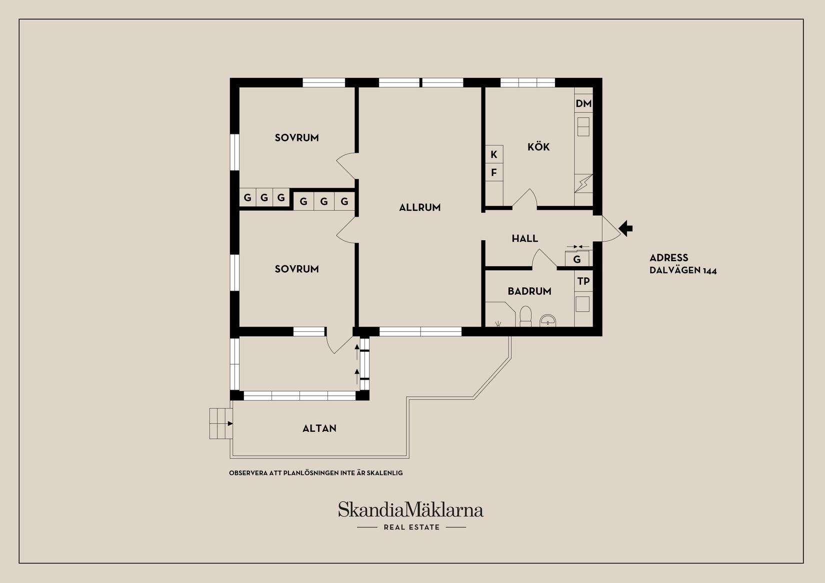 Bostadsrätt, Dalvägen 144, Vårsta Bremora, Botkyrka