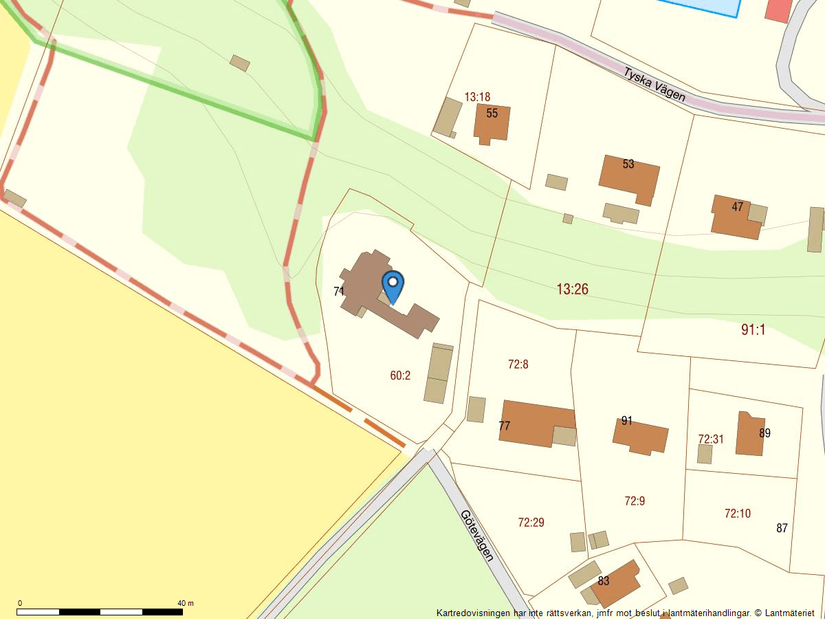 Villa, Götevägen 71, Ven, Landskrona