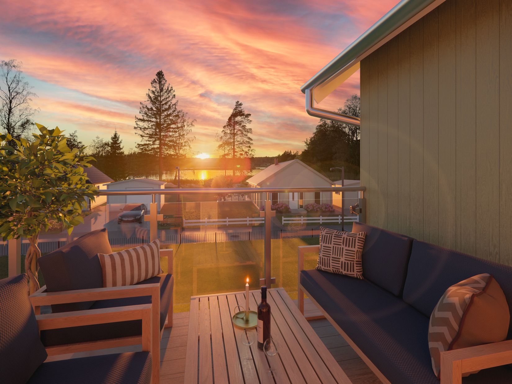 Tomt, Näckrosvägen, Molkom, Karlstad