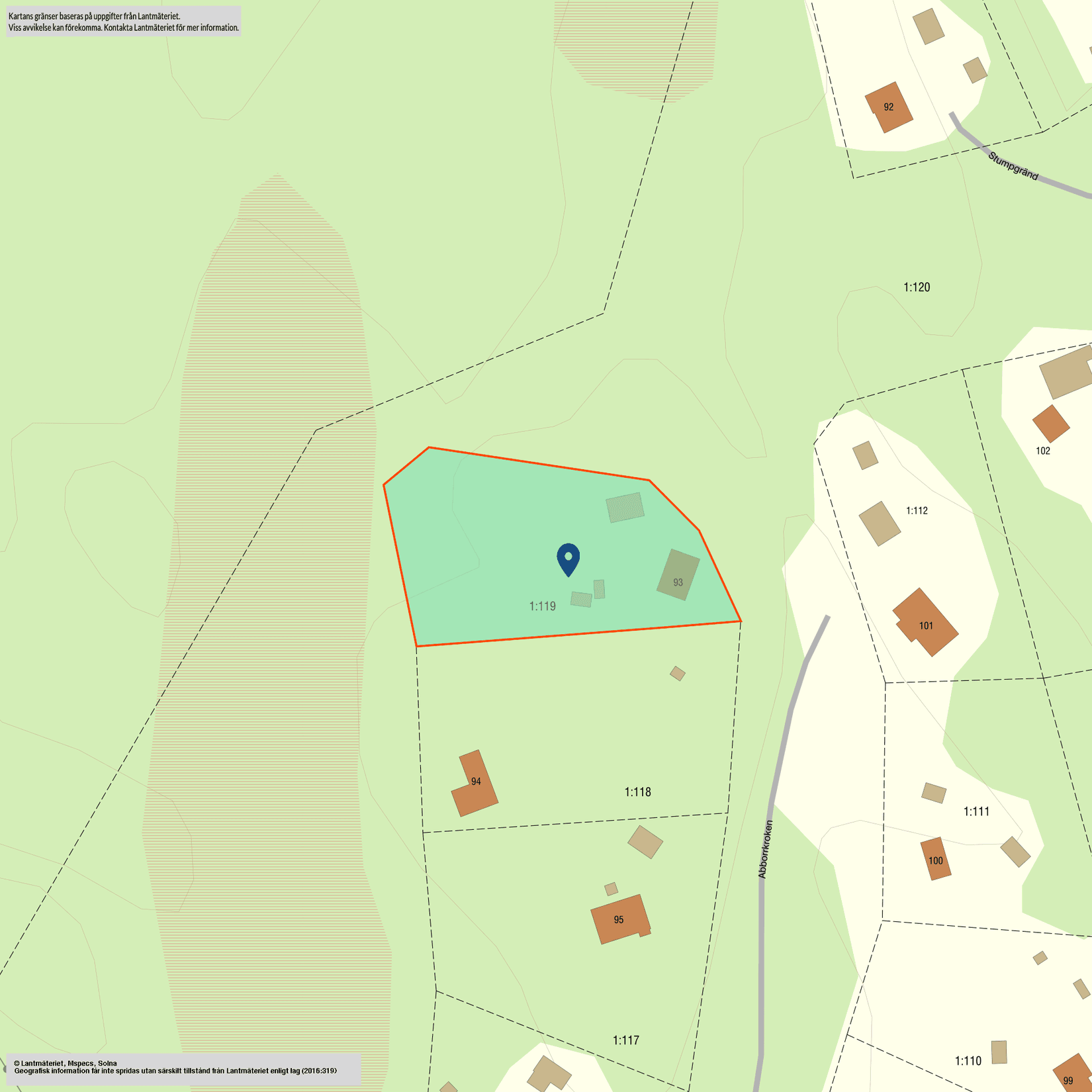 Fritidshus, Abborrkroken 93, Nynäshamn