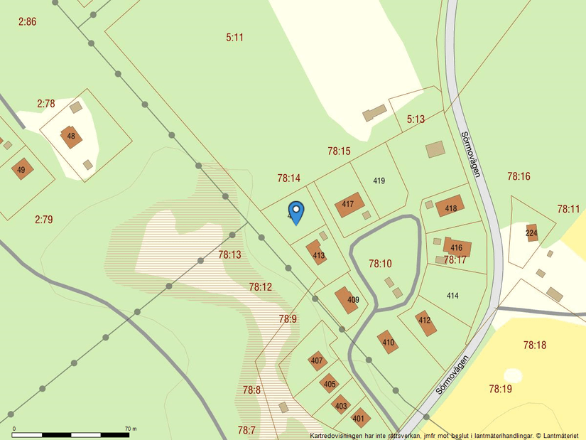 Tomt, Ljusnedals fritidsby 415, Härjedalen