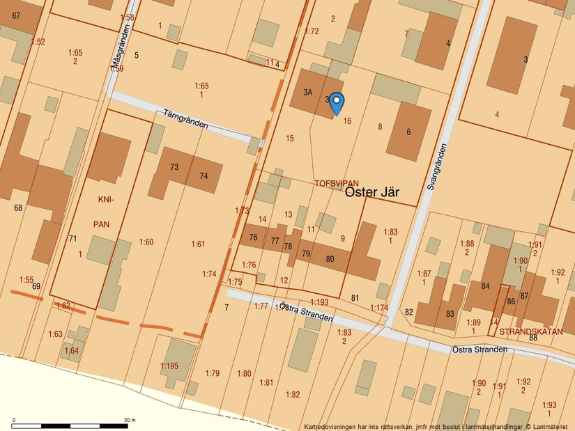 Villa, Radhus, Tärngränden 3B, Östra Stranden, Trelleborg