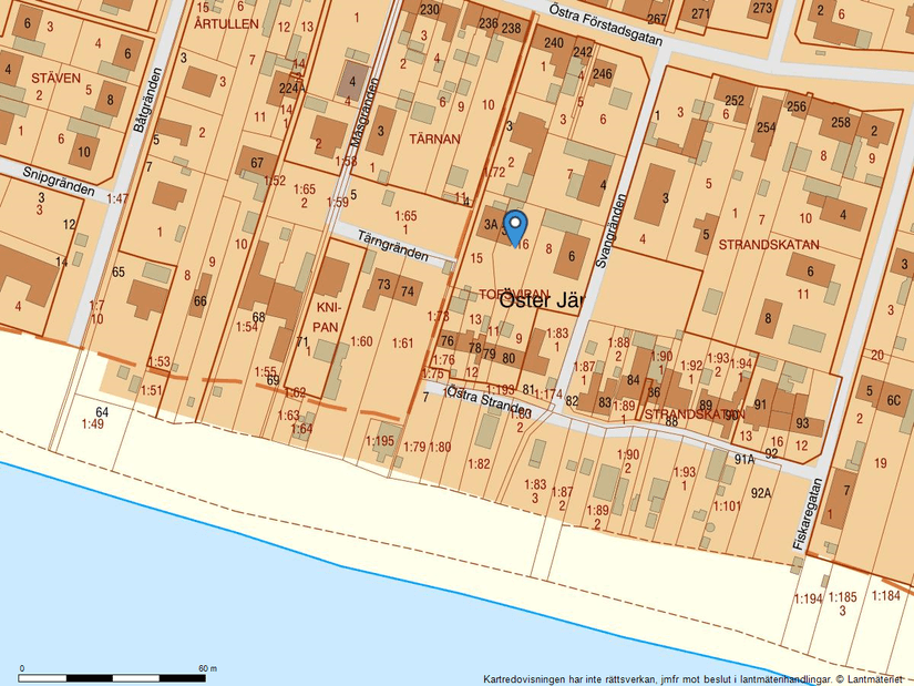 Villa, Radhus, Tärngränden 3B, Östra Stranden, Trelleborg