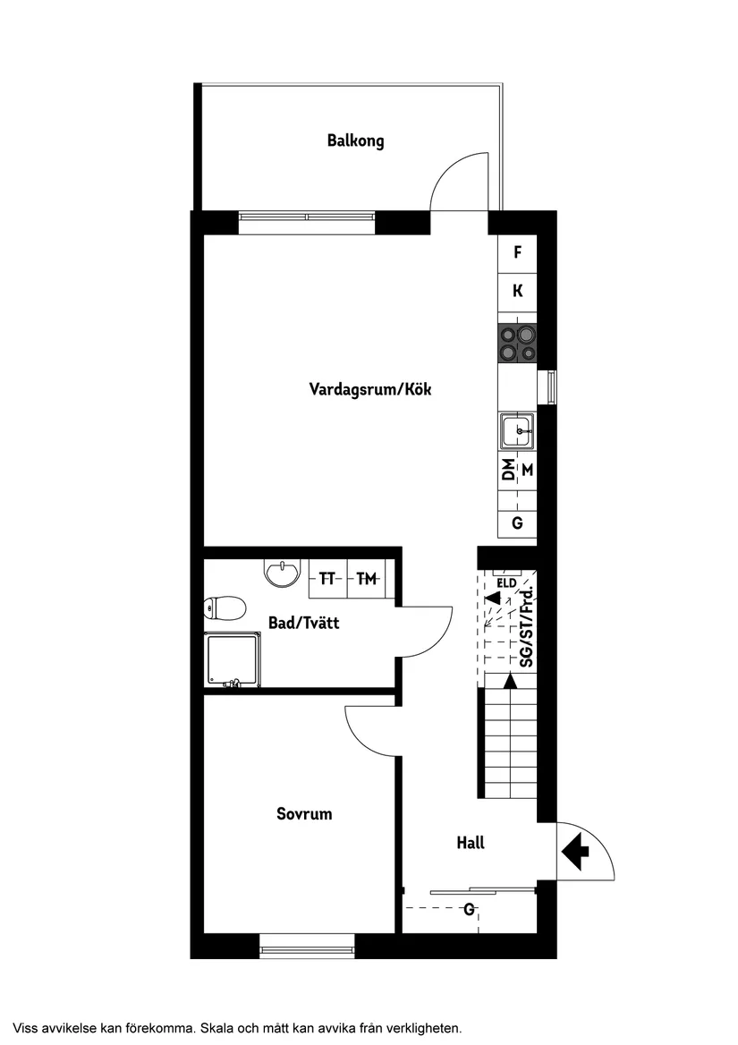 Bostadsrätt, Trappgränd 17, Västra Gatan, Kungälv