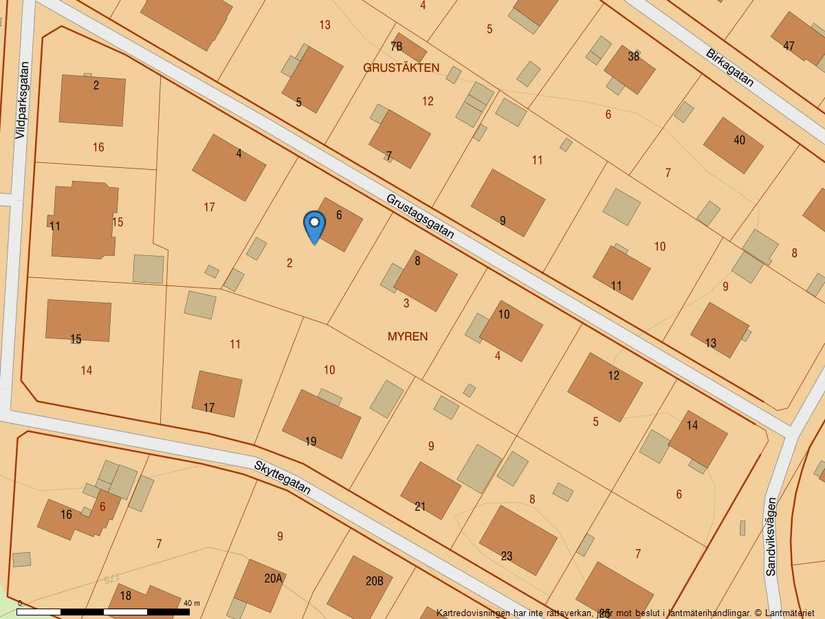 Villa, Grustagsgatan 6, Öster, Växjö