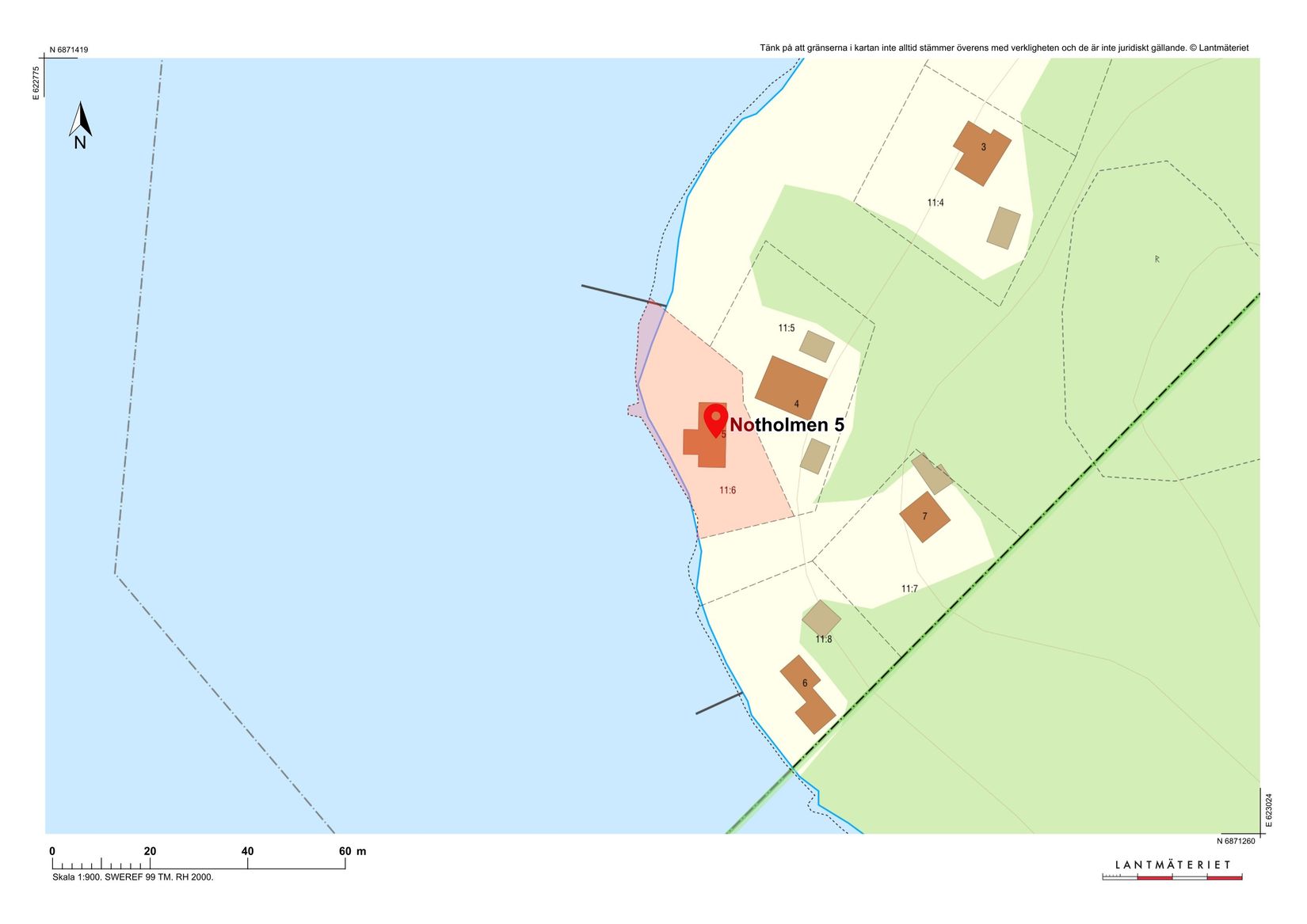 Fritidshus, Notholmen 5, Mellanfjärden, Nordanstig