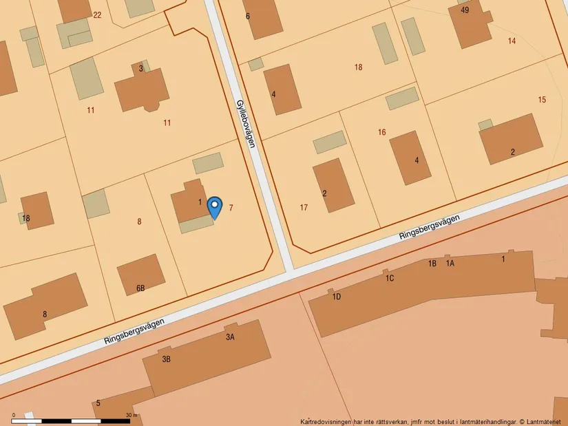 Villa, Gyllebovägen 1, Centrum, Växjö