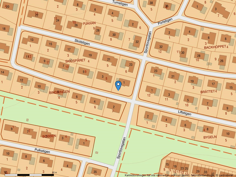 Villa, Skidstigen 1, Morö Backe, Skellefteå