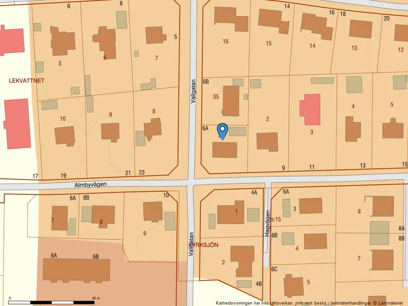 Villa, Vallgatan 6A, Almby, Örebro