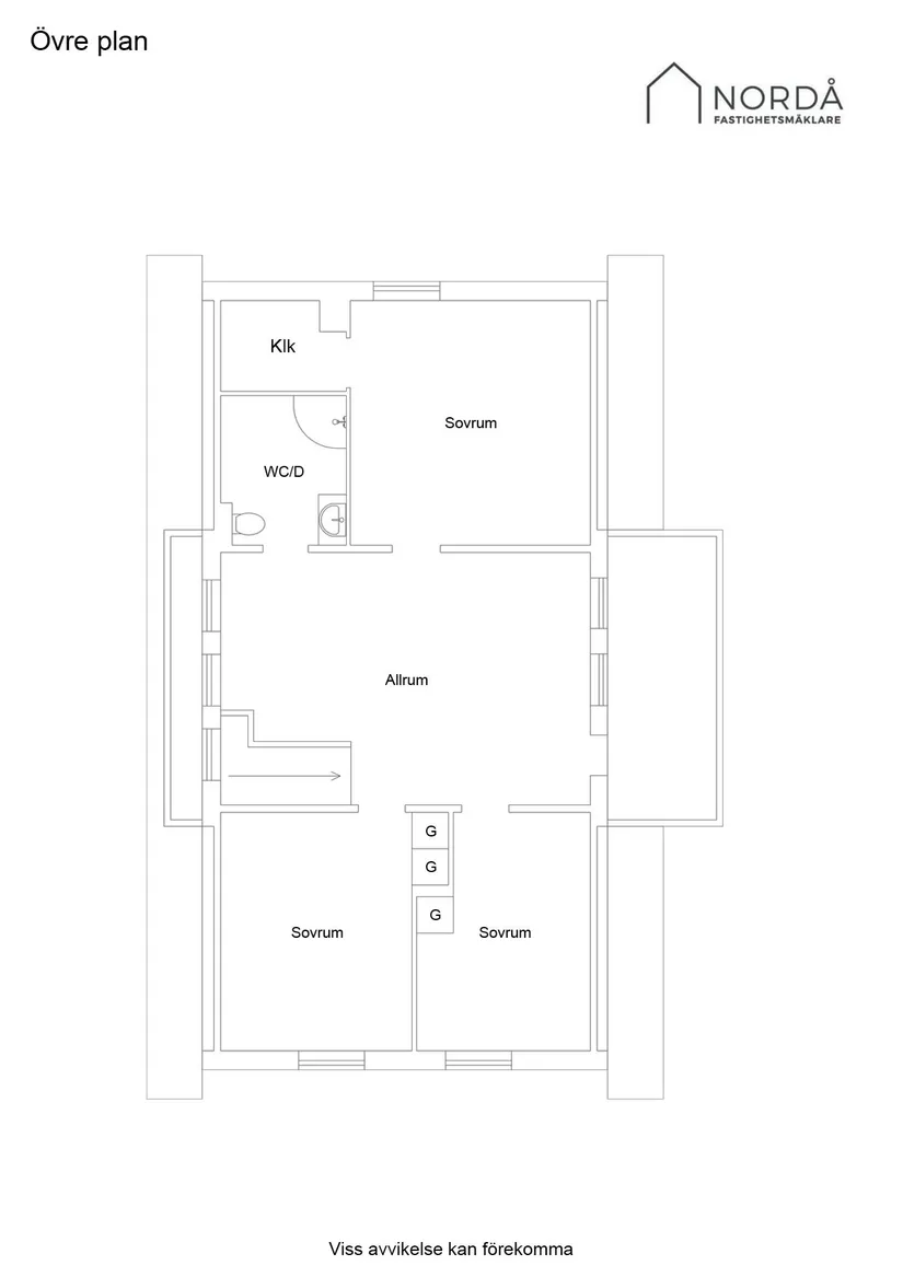 Villa, Vallgatan 6A, Almby, Örebro