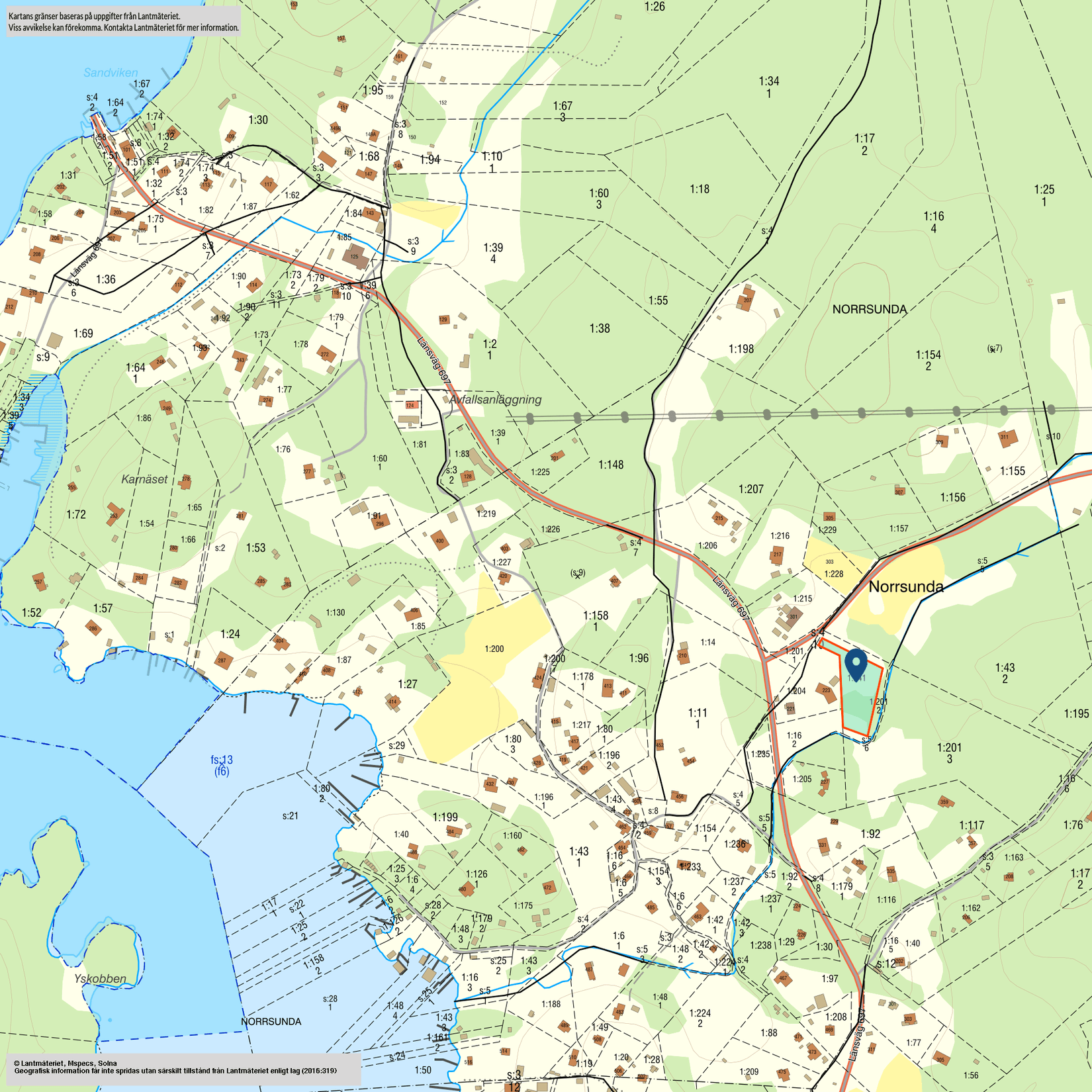 Tomt, Runmarö Norrsunda 219, Runmarö Norrsunda, Värmdö