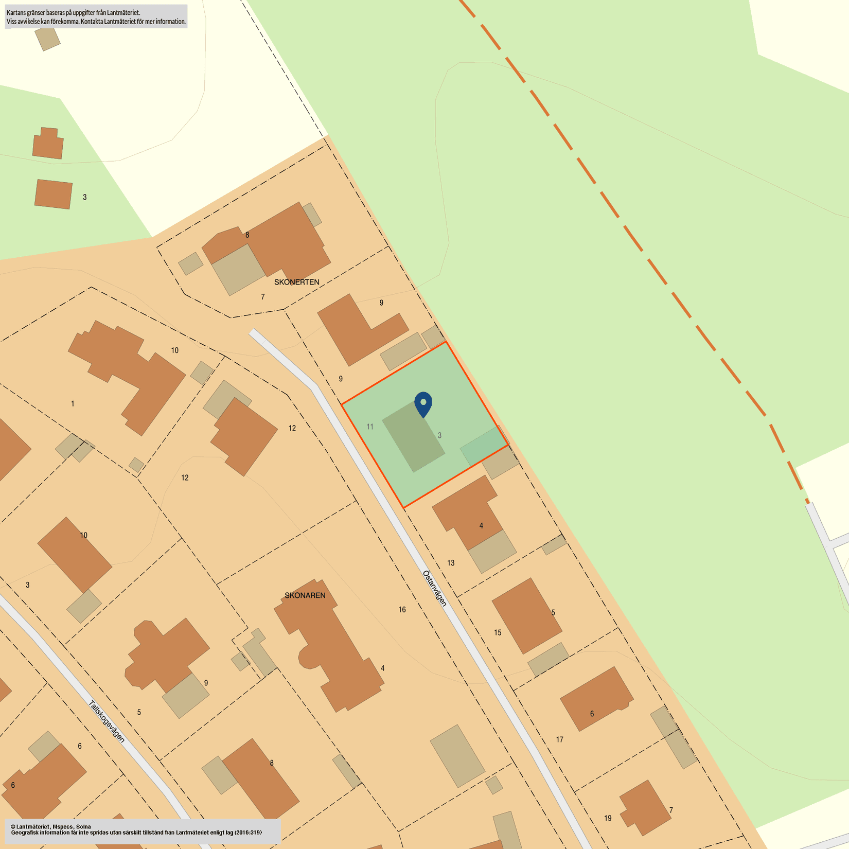 Villa, Östanvägen 11, Lindö, Abborreberg, Norrköping