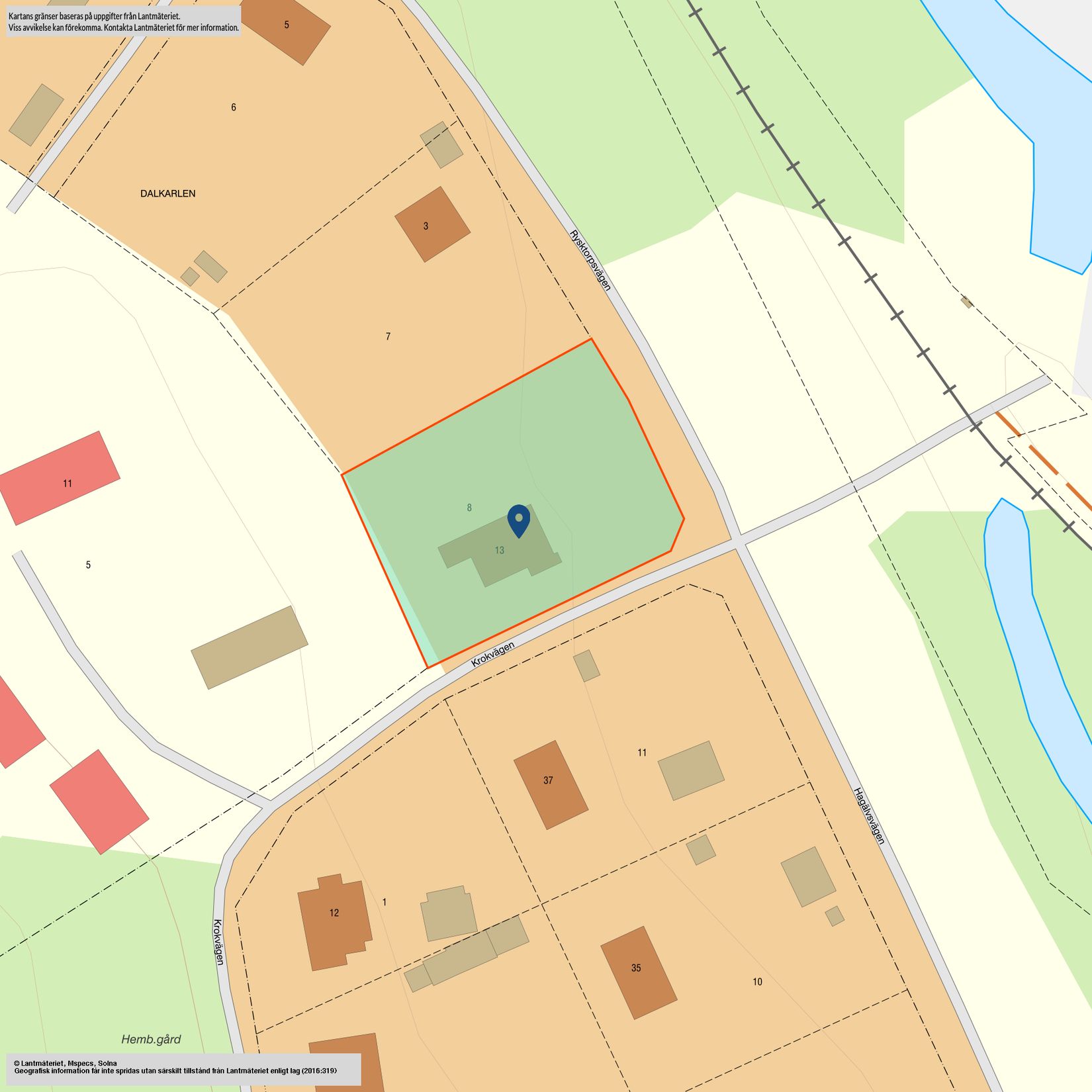 Villa, Krokvägen 13, Hagfors