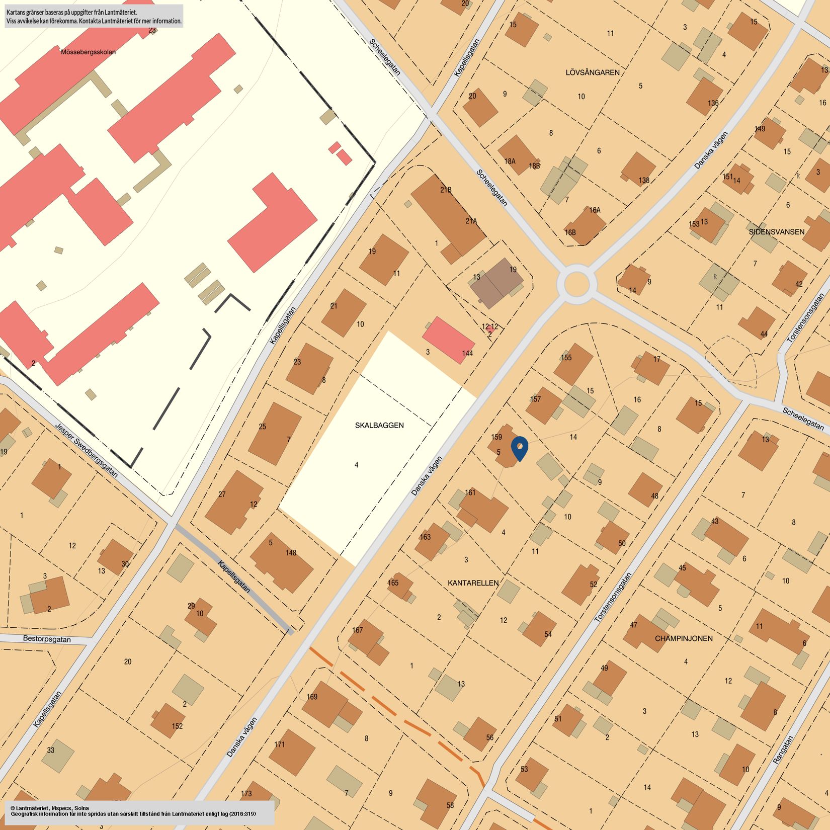 Villa, Danska vägen 159, Mösseberg, Falköping
