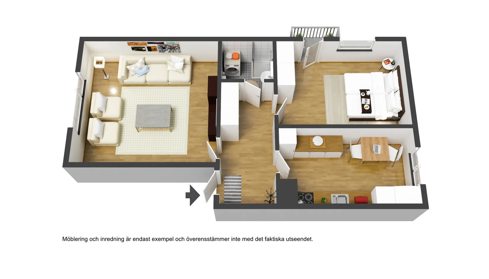Bostadsrätt, Östra Kyrkogatan 54B, Haga, Umeå
