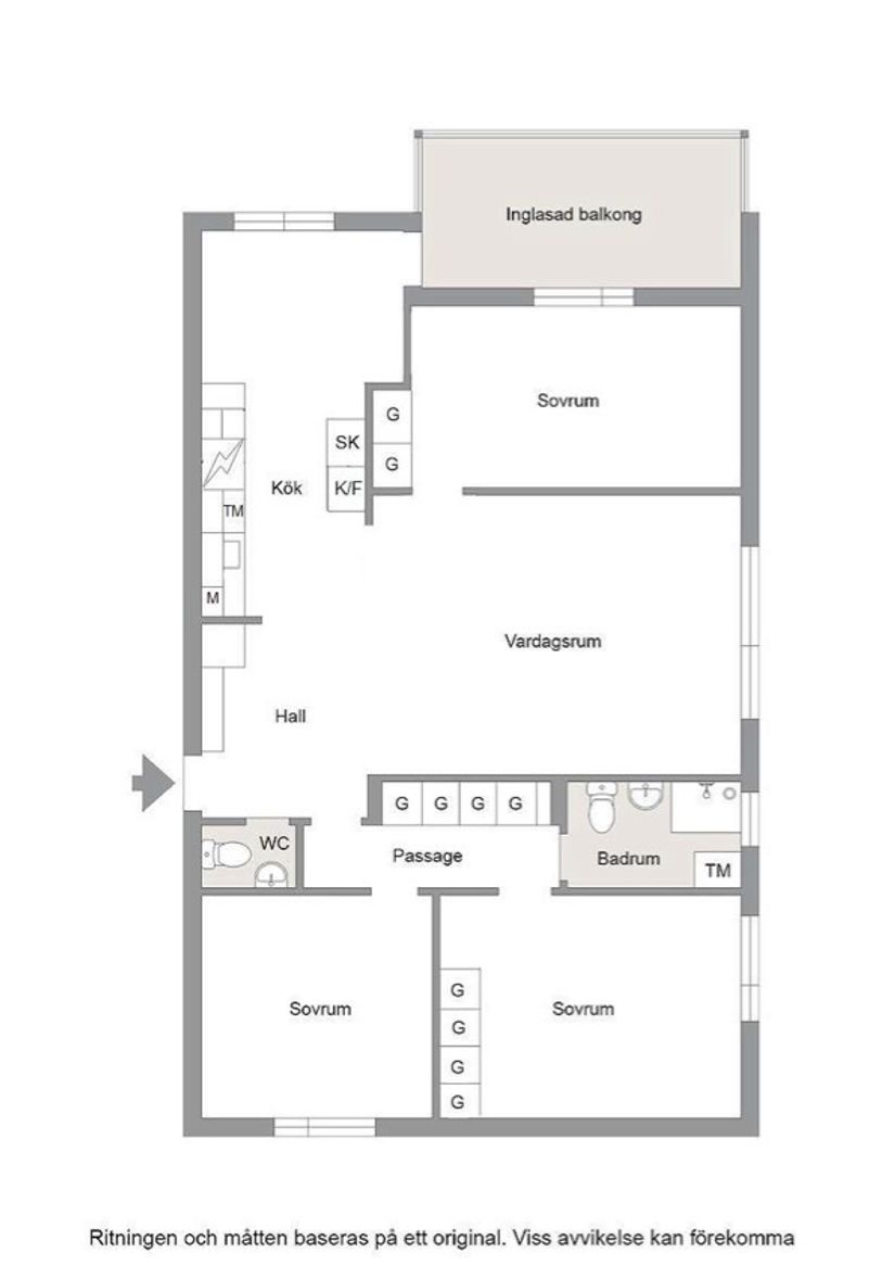 Bostadsrätt, Kubikenborgsgatan 15A, Skönsmon, Sundsvall