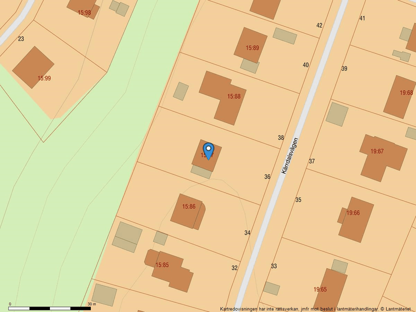 Villa, Kärrdalsvägen 36, Centrala Hisingen Kärrdalen, Göteborg