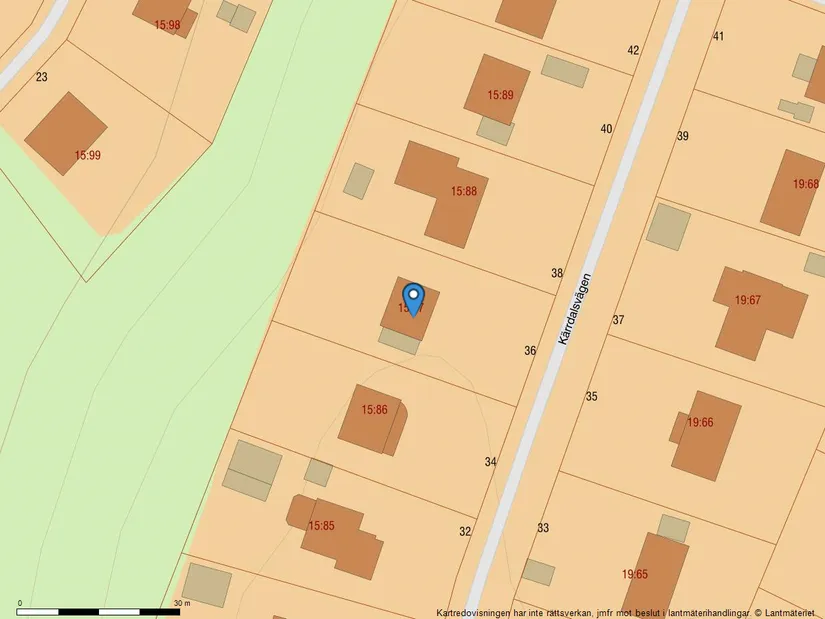 Villa, Kärrdalsvägen 36, Centrala Hisingen Kärrdalen, Göteborg