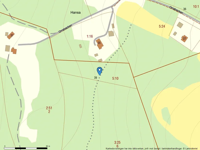 Tomt, Orrabacken 39, Järvsö, Ulvsta, Ljusdal