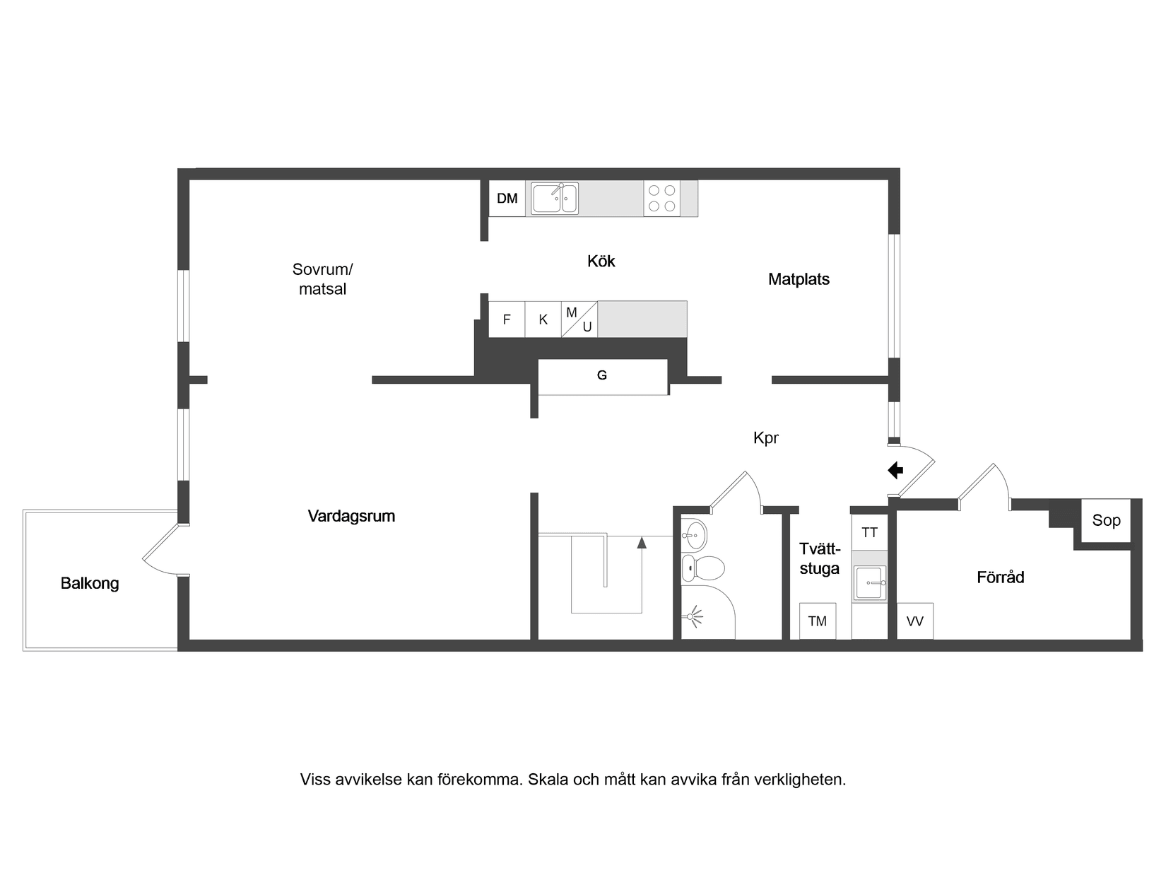 Bostadsrätt, Axel Swartlings Gata 133, Klockaretorpet, Norrköping